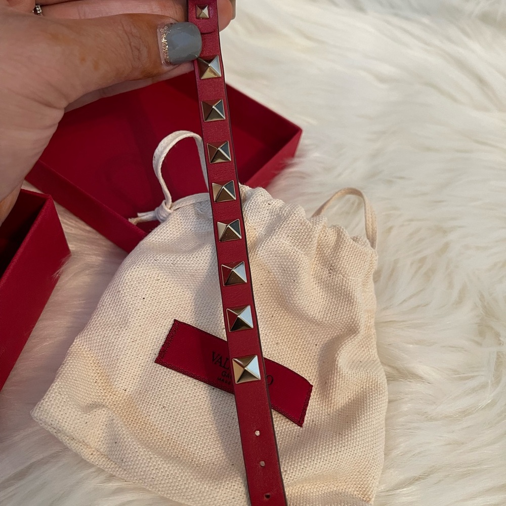 Red Valentino rockstuds bracelet